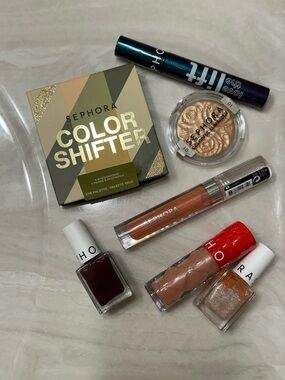 NEW Sephora Makeup Lot - Color Shifter Eyeshadow + Nail Polish + Gloss + More
